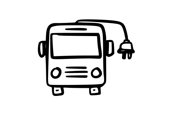 Bus with Power Plug: A Versatile Design Asset for Modern Creatives