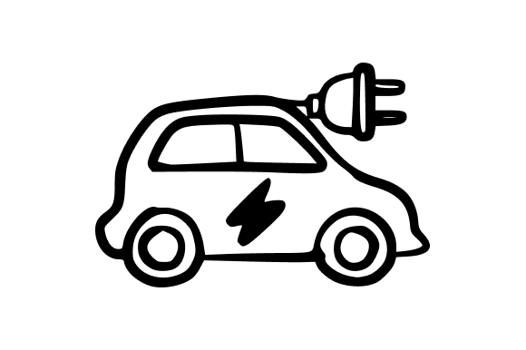 Car Charging with Plug. The Ultimate Design Asset