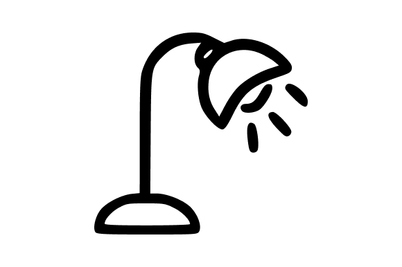 Desk Lamp Outline Vector: A Strategic Design Asset for Modern Creativity