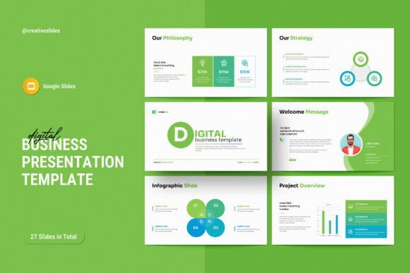 Digital Business Google Slides Template
