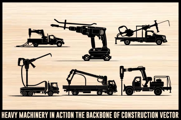 Heavy Machinery Action Construction Vect: Powering Creative and Industrial Innovation